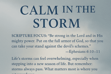 calm in the storm